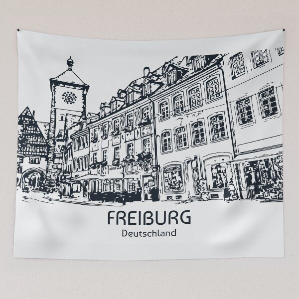Item preview, Freiburg - Deutschland designed and sold by Lakeric Cityscapes.