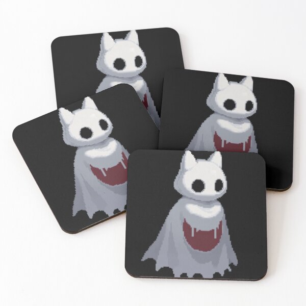 Item preview,  Dripping Smile Ghost Cat – Creepy Cute Halloween designed and sold by UniqueArtsOnly.