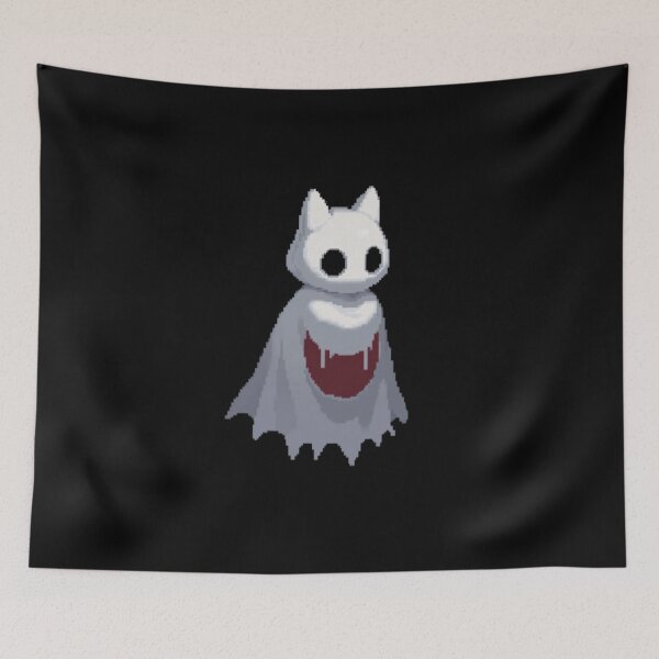 Item preview,  Dripping Smile Ghost Cat – Creepy Cute Halloween designed and sold by UniqueArtsOnly.