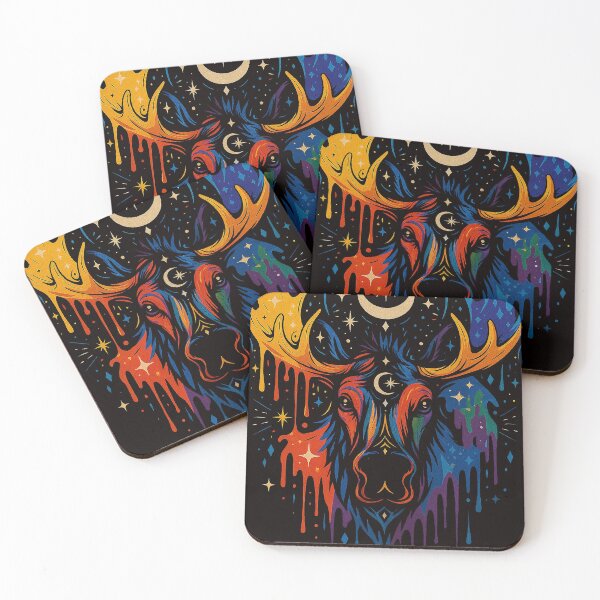 Item preview, Cosmic Space Moose designed and sold by The Feral Shirtening.