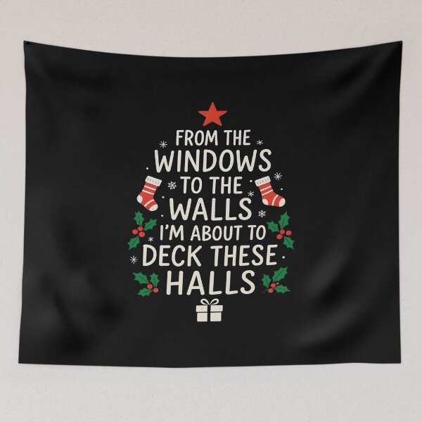 Item preview, from The Windows to The Walls I'm About to Deck These Halls designed and sold by gear-posters.
