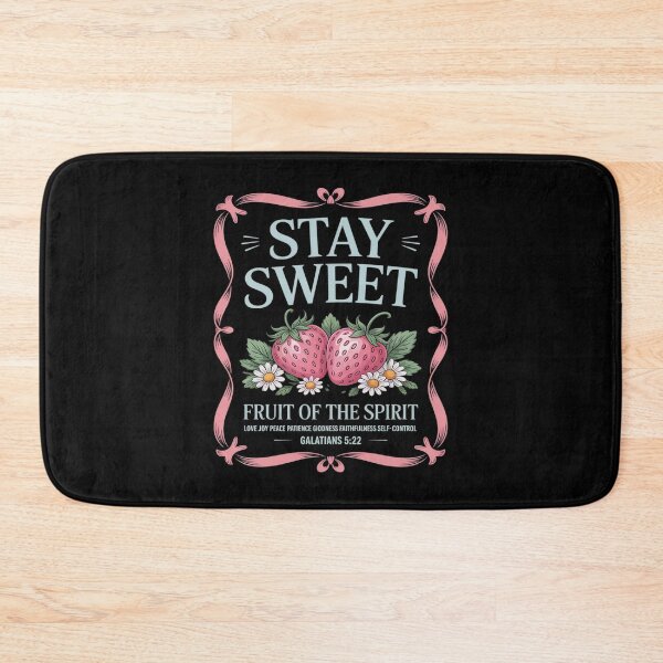 Item preview, Stay Sweet Fruit Of The Spirit Christian Strawberry designed and sold by BiellaSar.
