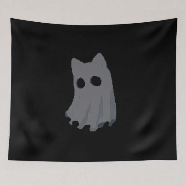 Item preview,  Classic Ghost Cat – Minimal Halloween Design designed and sold by UniqueArtsOnly.