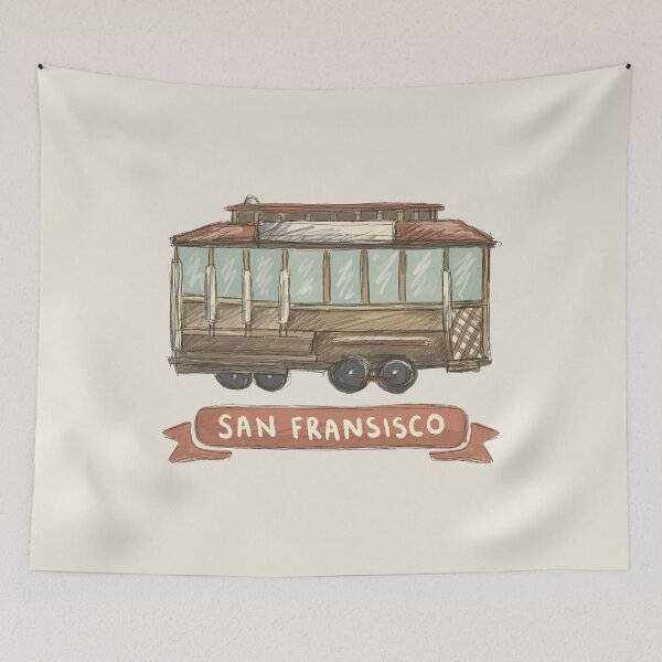 Item preview, San Fransisco Cable Car designed and sold by Those Pencil Shavings.