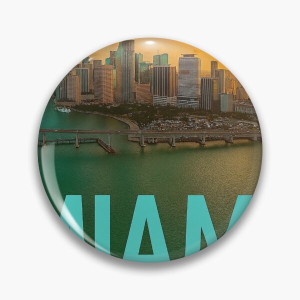 Item preview, Miami Magic at Sunset – Where the City Meets the Sea designed and sold by CuteOasis.