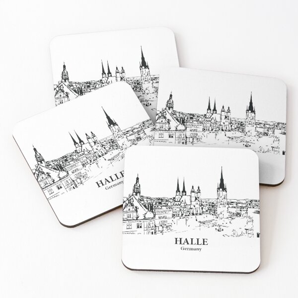 Artikelvorschau, Halle - Deutschland entworfen und verkauft von Lakeric Cityscapes.