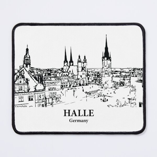 Artikelvorschau, Halle - Deutschland entworfen und verkauft von Lakeric Cityscapes.