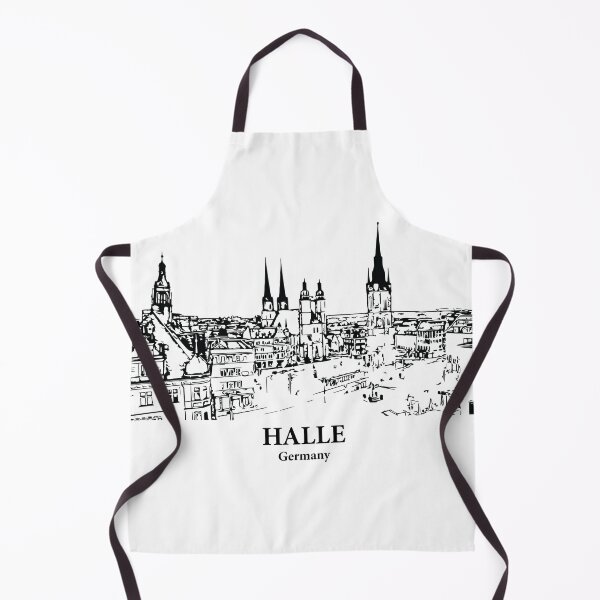 Artikelvorschau, Halle - Deutschland entworfen und verkauft von Lakeric Cityscapes.