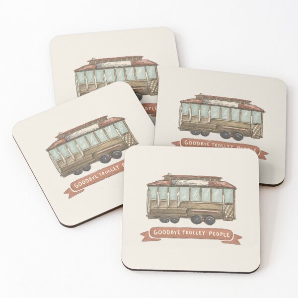 Item preview, Goodbye Trolley People designed and sold by Those Pencil Shavings.