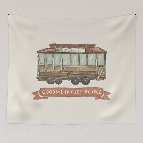 Item preview, Goodbye Trolley People designed and sold by Those Pencil Shavings.
