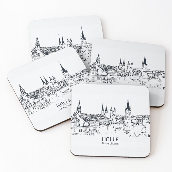 Artikelvorschau, Halle - Deutschland entworfen und verkauft von Lakeric Cityscapes.