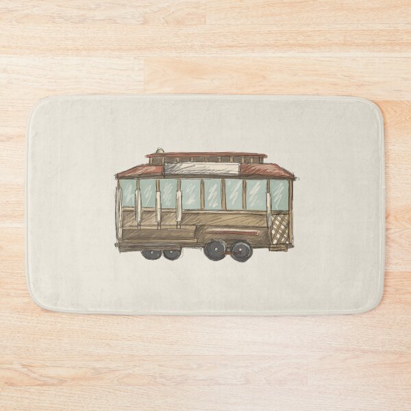 Item preview, Cute Cable Car designed and sold by Those Pencil Shavings.