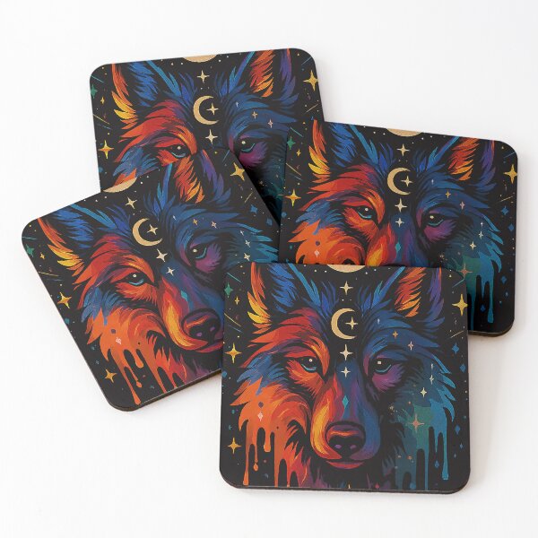 Item preview, Cosmic Space Wolf designed and sold by The Feral Shirtening.