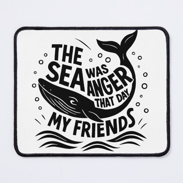 Item preview, The sea was angry that day my friends Funny saying - Tv show Seinfeld whale shark designed and sold by HumansStuck12.