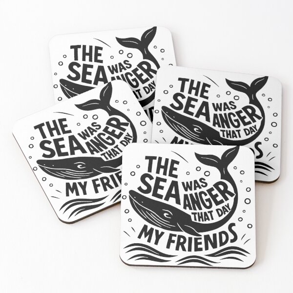 Item preview, The sea was angry that day my friends Funny saying - Tv show Seinfeld whale shark designed and sold by HumansStuck12.
