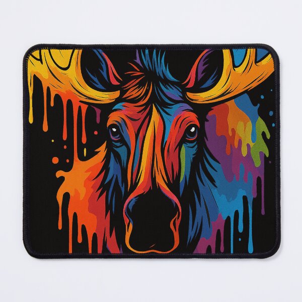 Item preview, Technicolor Moose designed and sold by The Feral Shirtening.