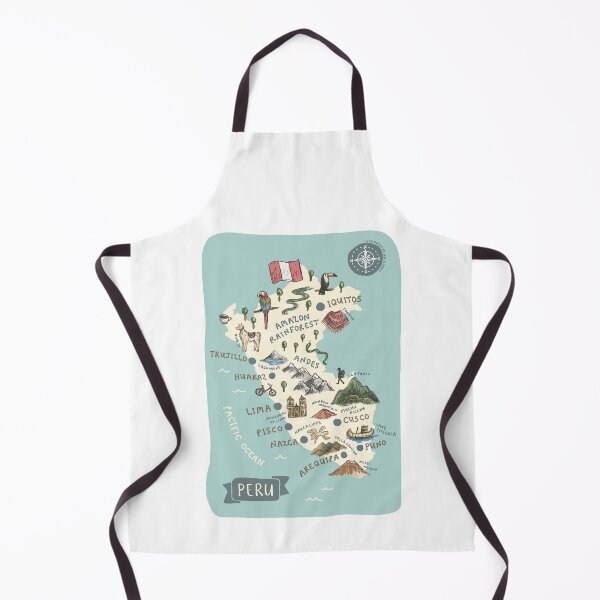 Item preview, Map of Peru designed and sold by Those Pencil Shavings.