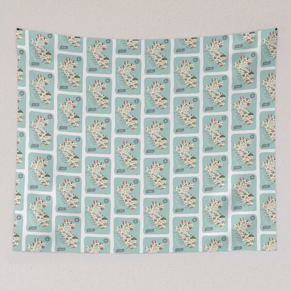 Item preview, Map of Peru designed and sold by Those Pencil Shavings.