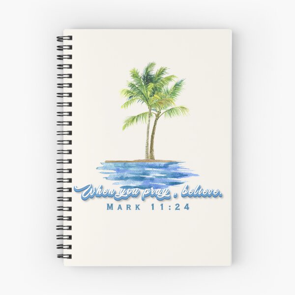 Item preview, When You Pray, Believe – Mark 11:24 Bible Verse | Faith-Based Positive Affirmation for Peace & Mental Wellness designed and sold by AmenAlways.