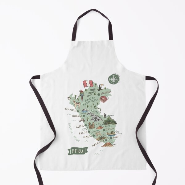 Item preview, Map of Peru designed and sold by Those Pencil Shavings.