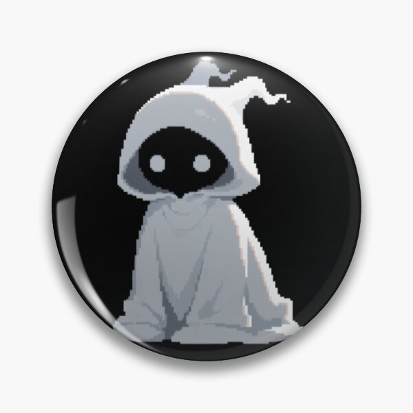Item preview, Tiny Hooded Ghost – Adorable Halloween Spirit  designed and sold by UniqueArtsOnly.