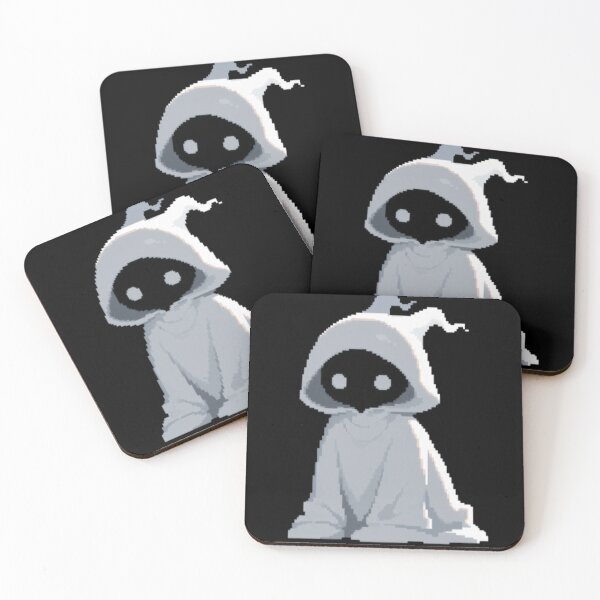Item preview, Tiny Hooded Ghost – Adorable Halloween Spirit  designed and sold by UniqueArtsOnly.