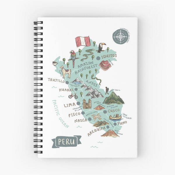 Item preview, Mapa del Perú designed and sold by Those Pencil Shavings.