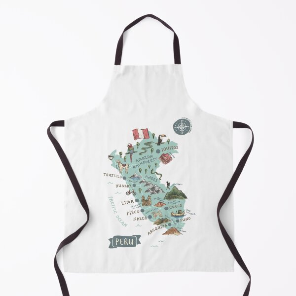 Item preview, Map of Peru designed and sold by Those Pencil Shavings.