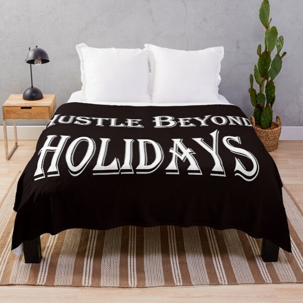 Item preview, Hustle Beyond Holidays – Timeless Discipline Motivation Quote Design designed and sold by ArtNestVerse.