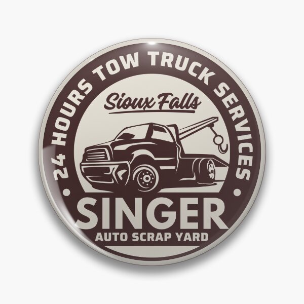 Item preview, Singer Auto Salvage Yard designed and sold by OctagonGlasses.