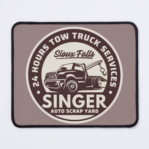 Item preview, Singer Auto Salvage Yard designed and sold by OctagonGlasses.