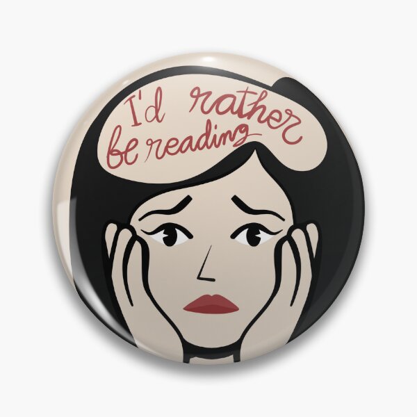 Item preview, I'd Rather Be Reading designed and sold by ellealsopaints.