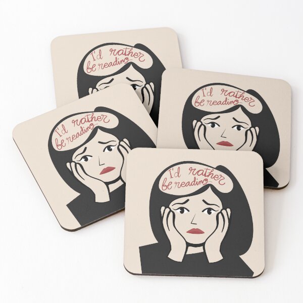 Item preview, I'd Rather Be Reading designed and sold by ellealsopaints.