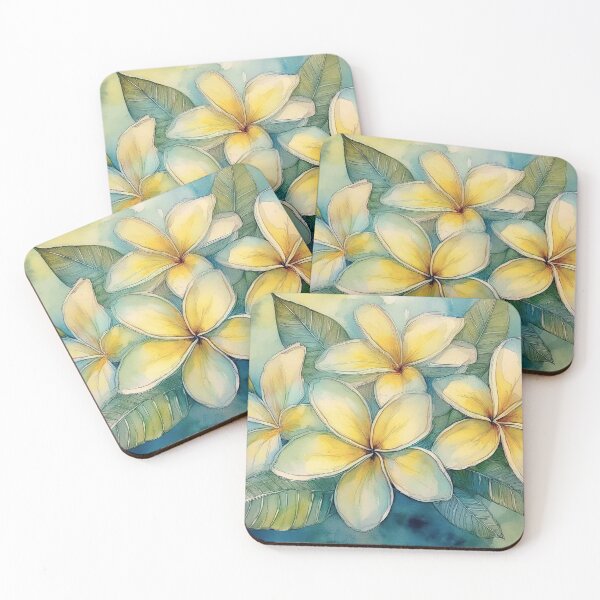 Item preview, Yellow Hawaiian Plumeria designed and sold by J Marielle Designs.
