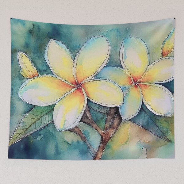 Item preview, Two Hawaiian Plumeria designed and sold by J Marielle Designs.