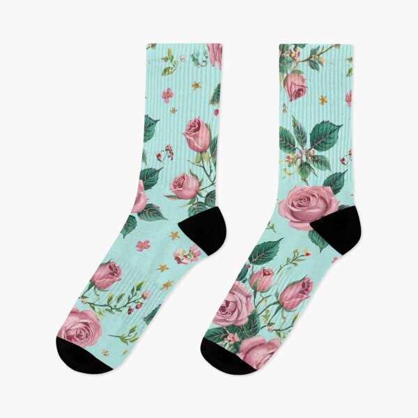 Item preview, Vintage style pink roses designed and sold by Nice-patterns.