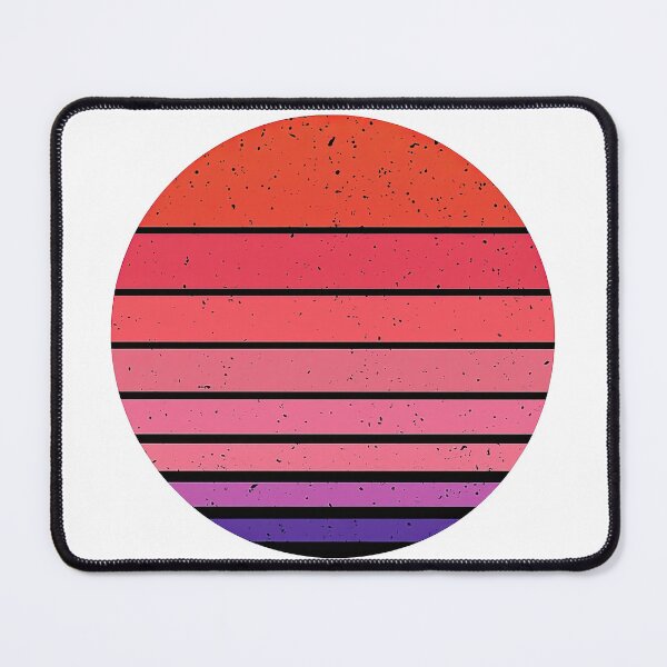 Item preview, Retro Sunset Gradient Circle Minimalist Design designed and sold by ArtfulWeave.