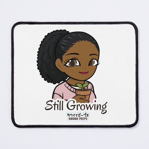Item preview, Peaceful Kawaii "Still Growing" Design – Soft Girl Aesthetic & Mindful Self Care Art designed and sold by P-L-Sardines.