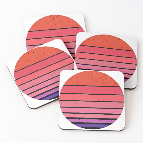 Item preview, Retro Sunset Gradient Circle Minimalist Design designed and sold by ArtfulWeave.