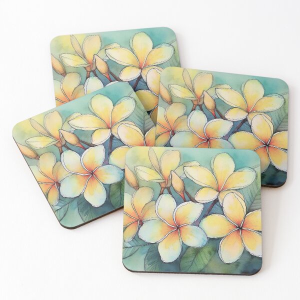 Item preview, Hawaiian Plumeria 4 designed and sold by J Marielle Designs.