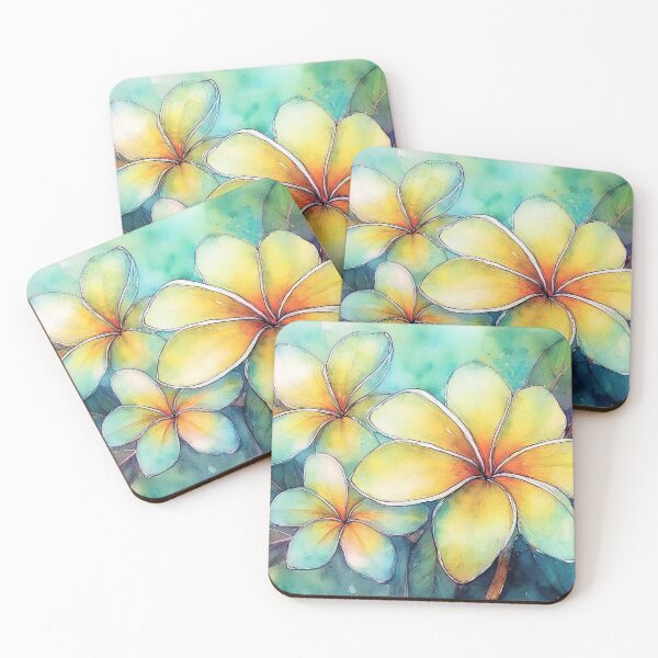 Item preview, Hawaiian Yellow Plumeria designed and sold by J Marielle Designs.