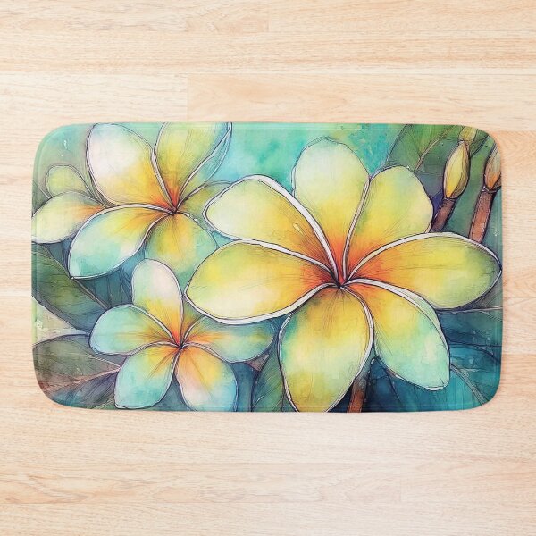 Item preview, Hawaiian Yellow Plumeria designed and sold by J Marielle Designs.