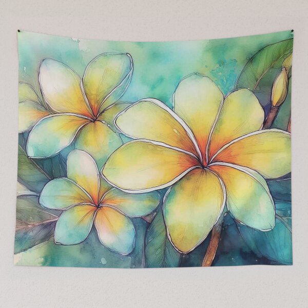 Item preview, Hawaiian Yellow Plumeria designed and sold by J Marielle Designs.
