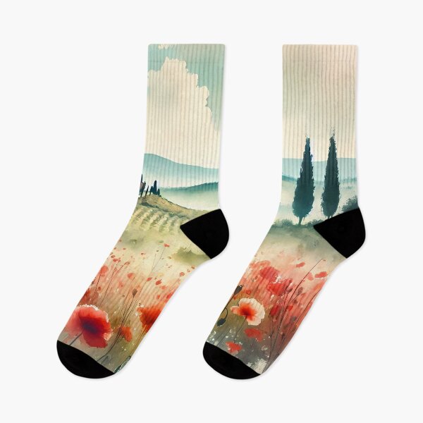 Item preview, Poppies In Tuscany designed and sold by Visual Nomad Club.