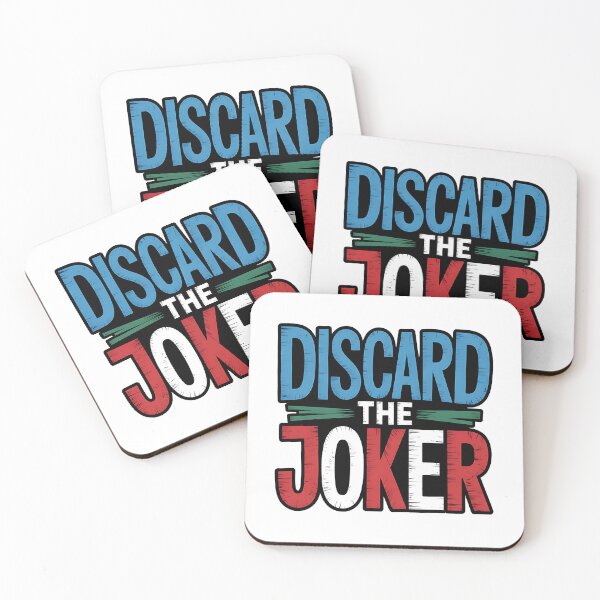 Item preview, Discard the JOKER - NO KINGs designed and sold by BakeryDozen.
