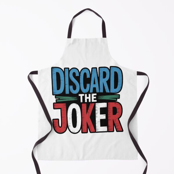 Item preview, Discard the JOKER - NO KINGs designed and sold by BakeryDozen.
