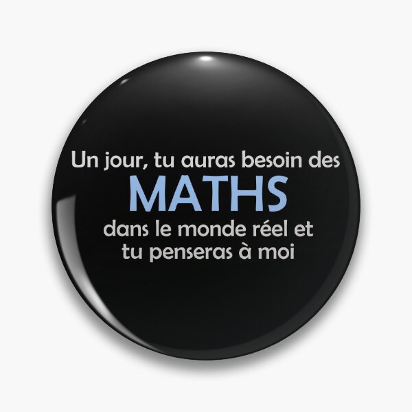 Item preview, One day you will need MATHS designed and sold by Une deuxième chance.