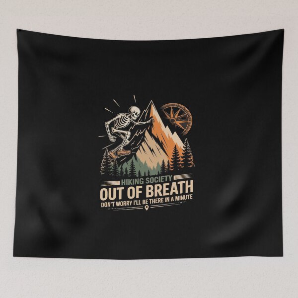 Item preview, Out of Breath Hiking Society 6  designed and sold by EllinoKlemo.