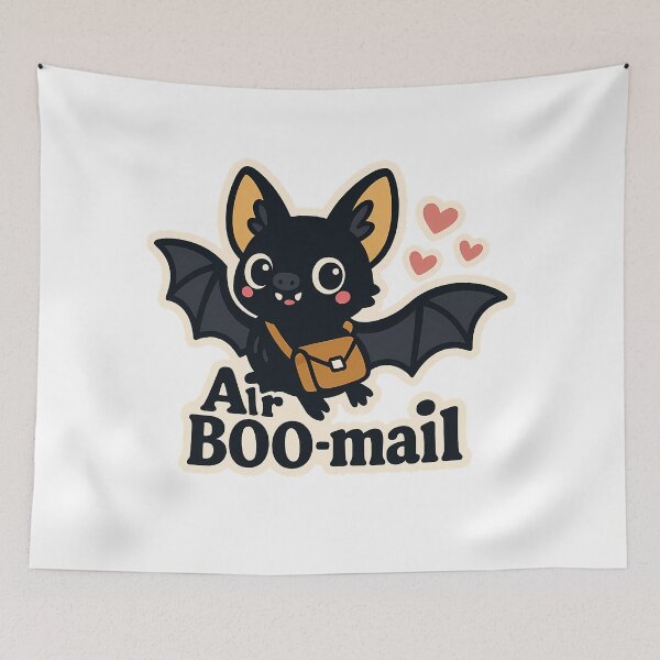 Item preview, Air BOO-Mail — Batty Airmail Courier designed and sold by Cheerioza.