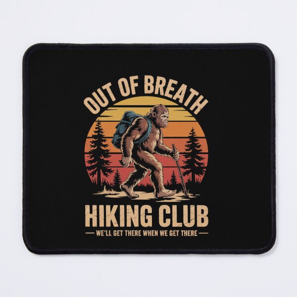 Item preview, Out of Breath Hiking Society Club Outdoor Walk Groups designed and sold by EllinoKlemo.